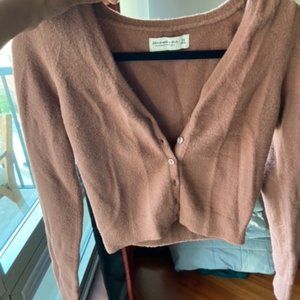 Abercrombie & Fitch Tan Soft Cardigan Size XS